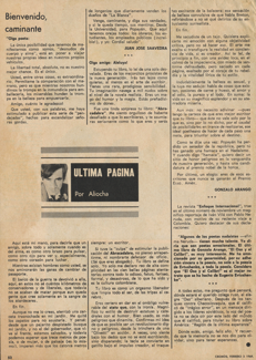 bienvenido caminante