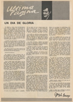 Un dia de Gloria