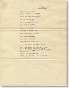 Las Amapolas-Himno Nadaista